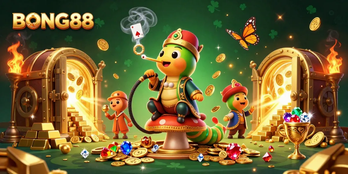 Join BONG88 in winning moments with a colorful 3D casino adventure and vibrant characters.