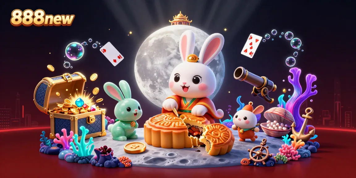 Experience the thrill of winning at 888new with stunning casino-inspired visuals and playful characters.