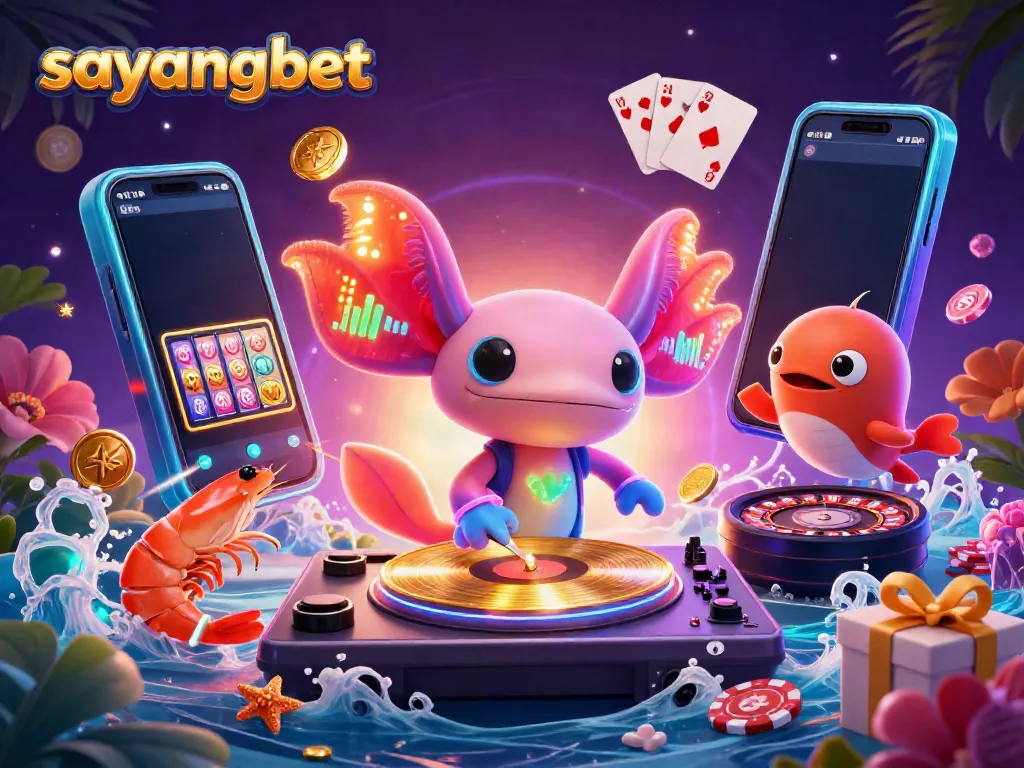 Experience the thrilling world of sayangbet casino with vibrant characters and dynamic gaming elements.