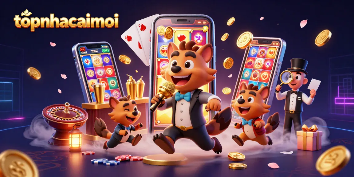 topnhacaimoi brings thrilling casino fun with hyenas at a comedy club scene