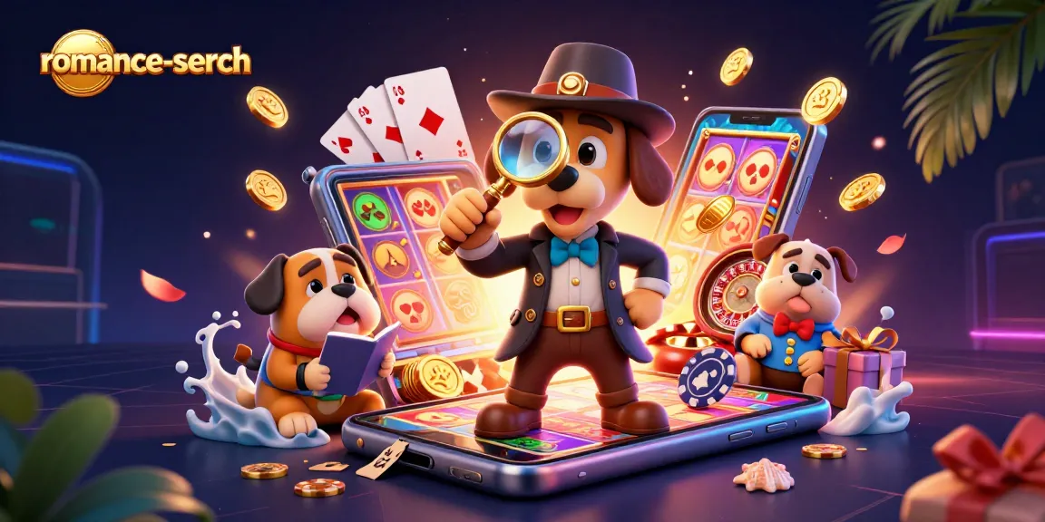 Engage in exciting roulette and slot action with romance-search illustrated in vibrant 3D detail.