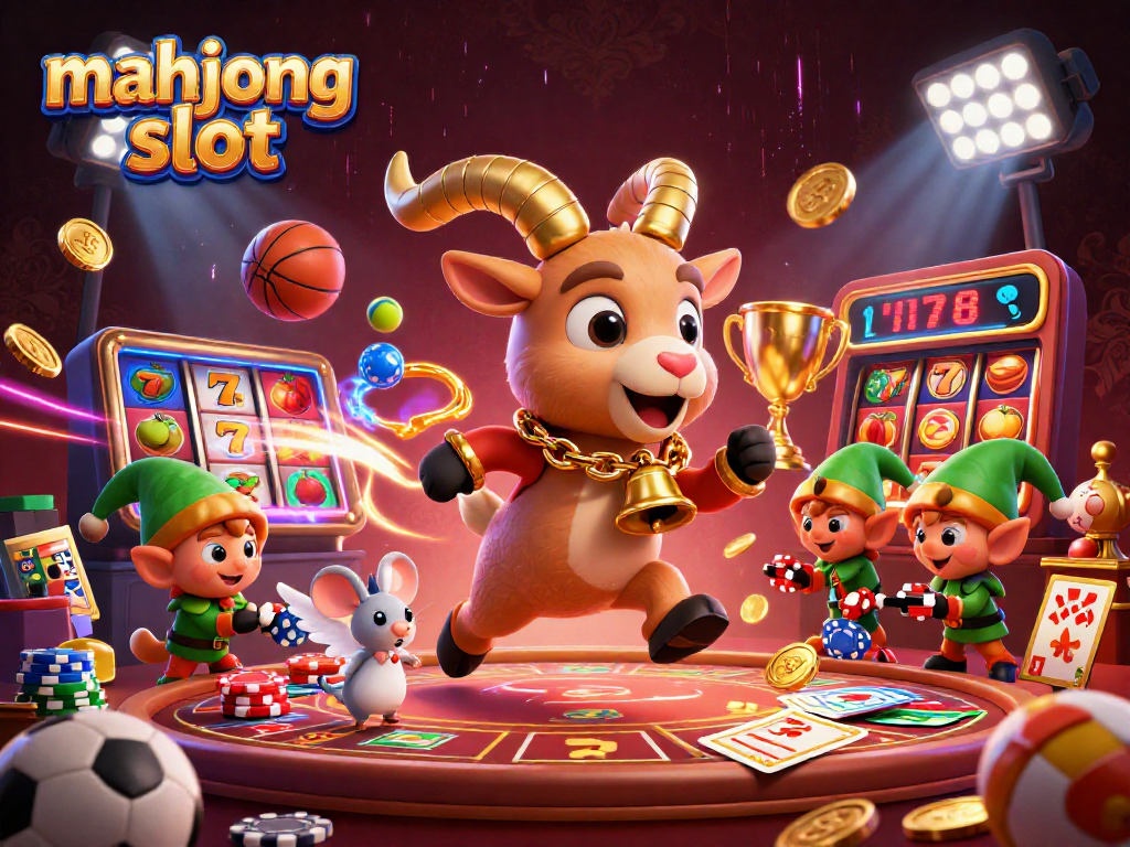 Engage with thrilling mahjong slot gameplay featuring festive Krampus and mischievous elfin characters!