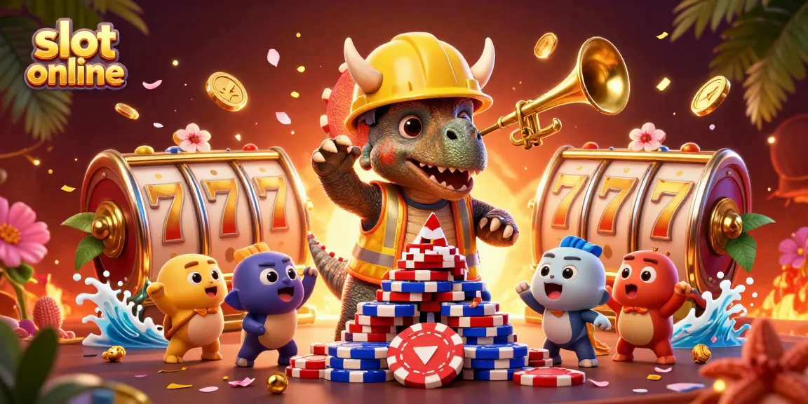 Engage in exhilarating slot online action with our vibrant characters and dynamic casino elements.