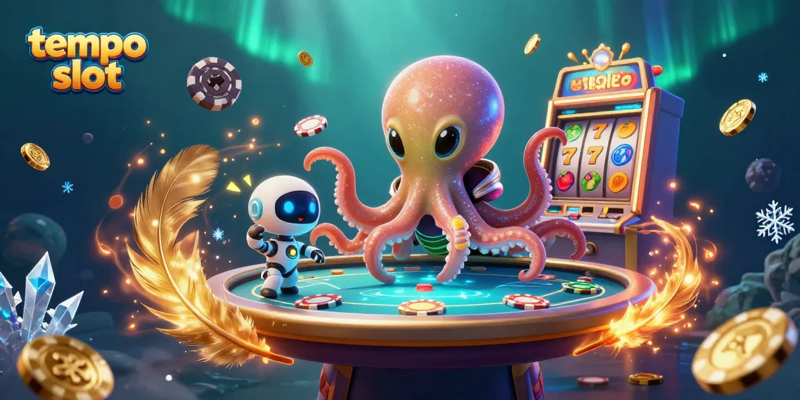 Menangkan jackpot di tempo slot dengan ilustrasi 3D alien dan robot dalam permainan menghibur.