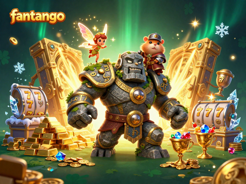 Experience the thrilling magic of fantango with adventure-filled characters and dazzling gems in a vibrant casino world.