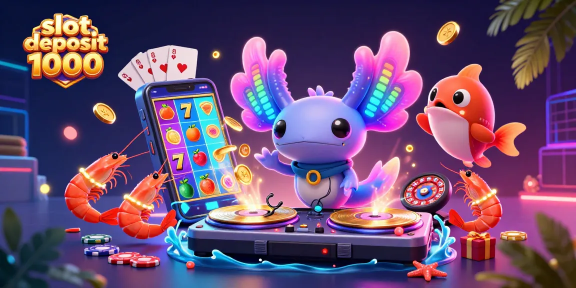 Menangkan jackpot dengan slot deposit 1000 yang menyenangkan, dikelilingi oleh suasana pesta laut yang ceria.