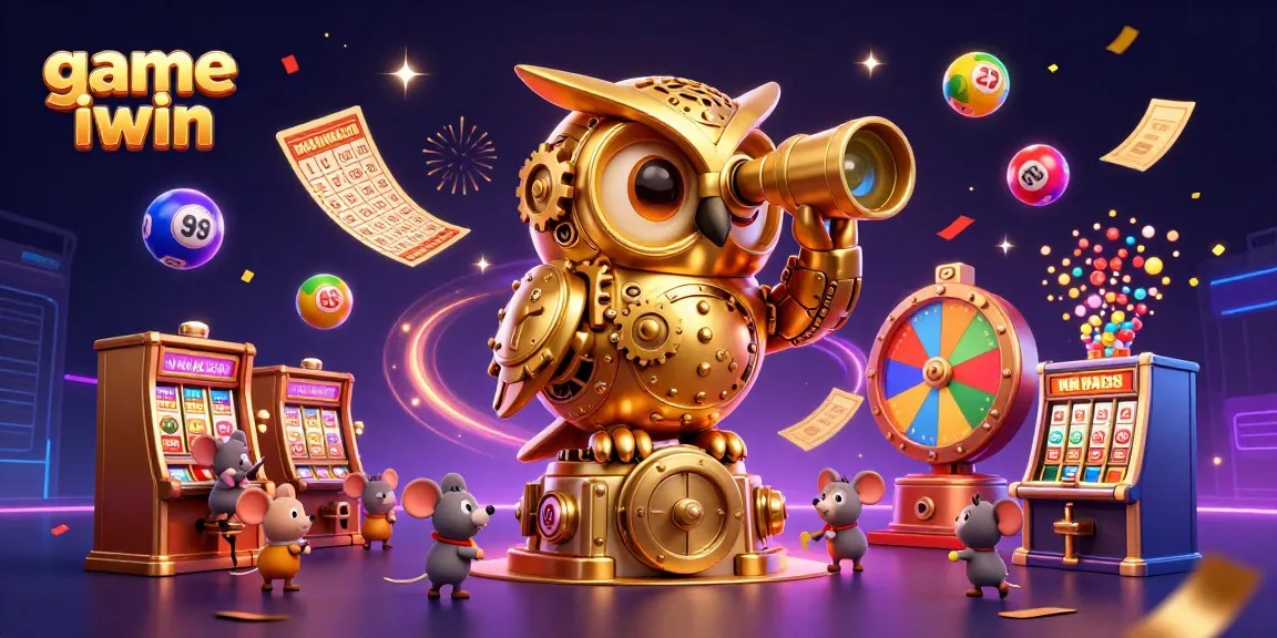 Experience exciting action in game iwin with colorful elements and characters in a vibrant casino scene.