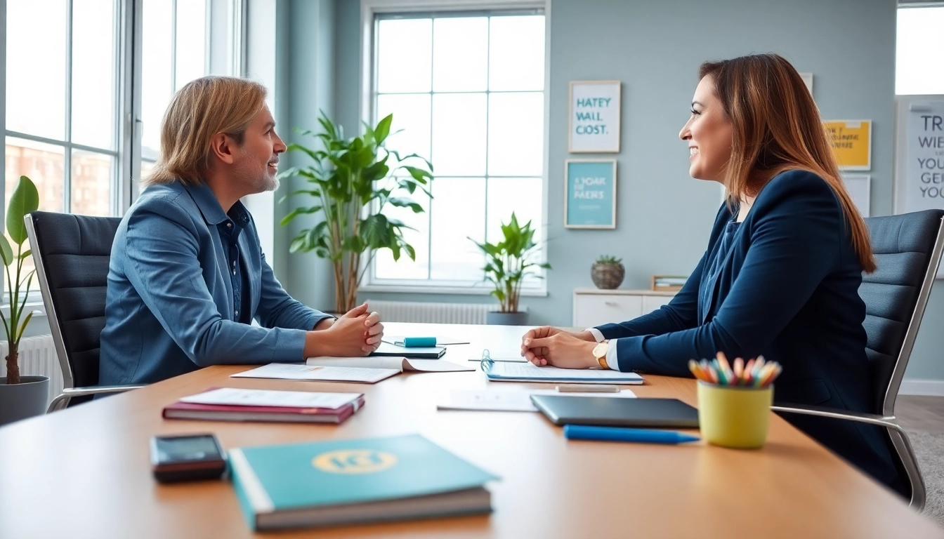Engaging career coaching session demonstrating effective Career Coaching strategies.