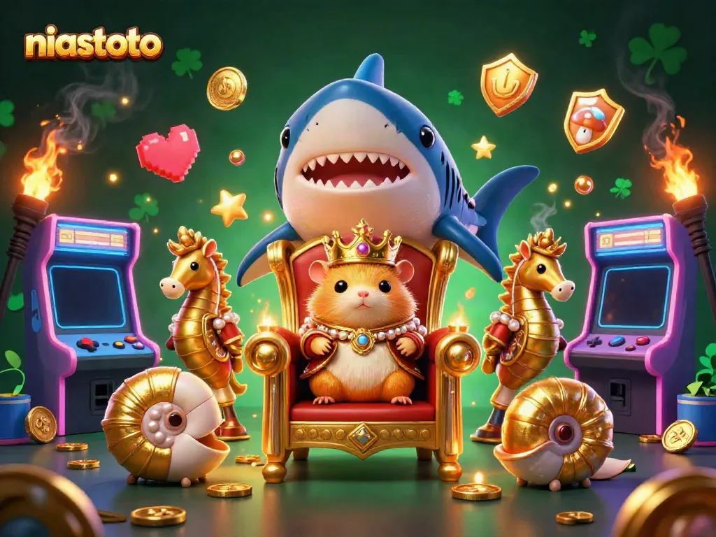 Engage with niastoto's vibrant casino adventure featuring a golden hamster king and treasures.