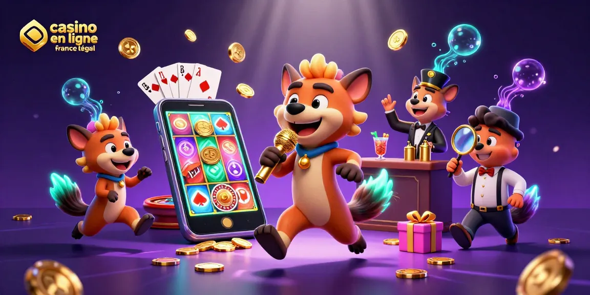 Profitez du casino en ligne France légal avec une ambiance comique animée par des hyènes!
