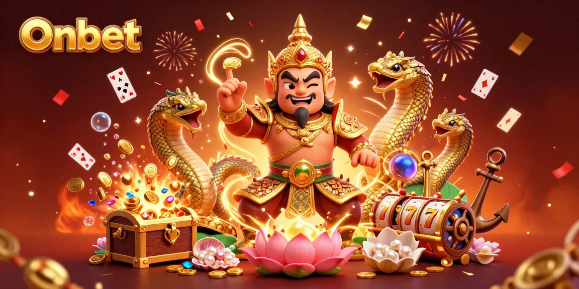 Experience thrilling gameplay at Onbet with vibrant casino elements and stunning visuals.