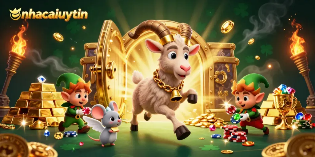 Betting excitement captured in a dynamic scene with nhacaiuytin showcasing festive casino chaos and thrilling action.