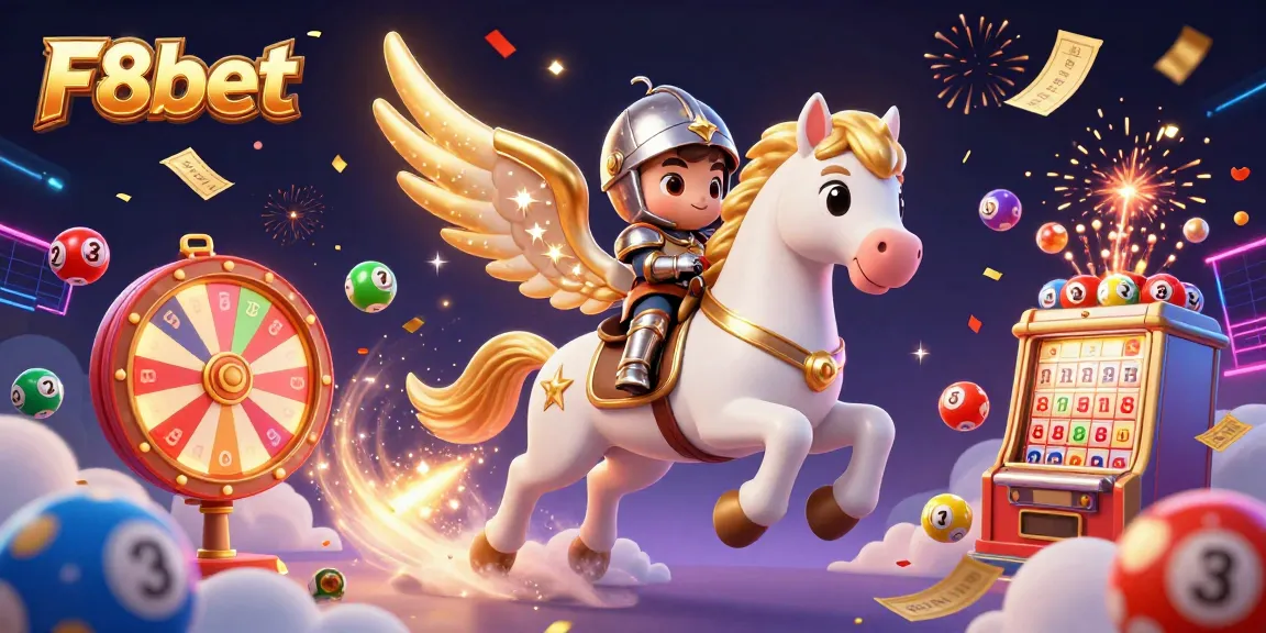 Win with F8bet in exciting lottery games featuring vibrant balls and epic prize elements.
