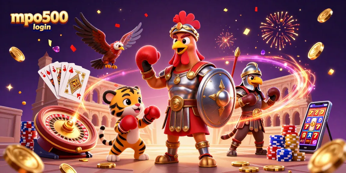Engage with mpo500 login for a seamless gaming experience featuring vibrant casino elements.