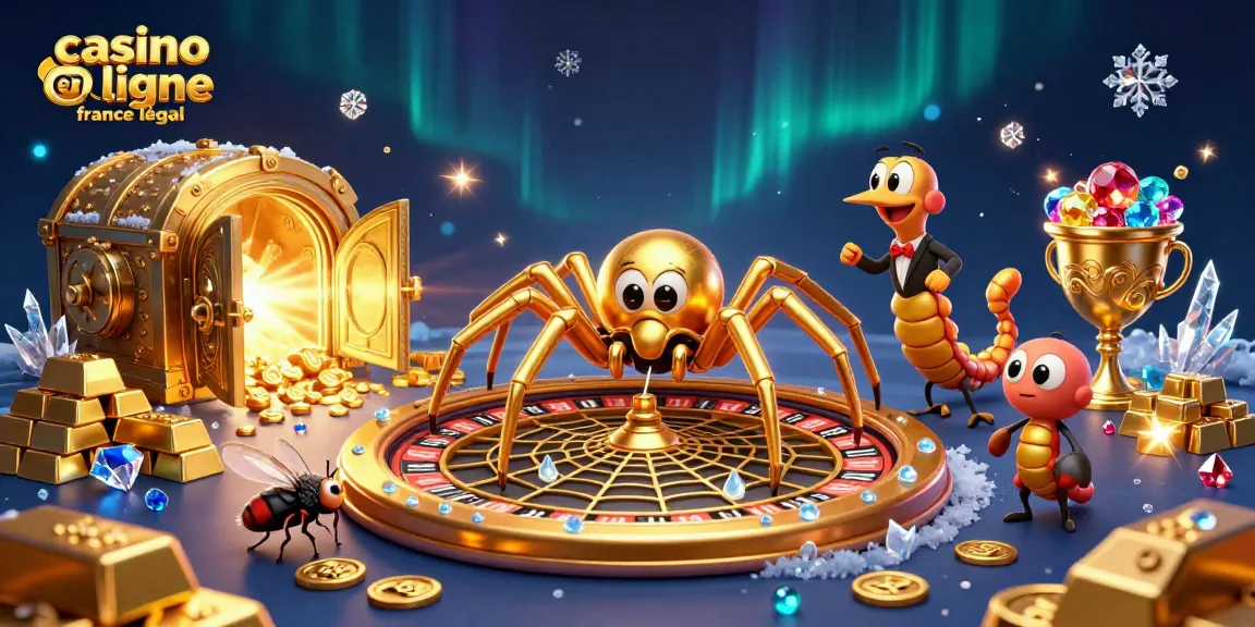 Placer des mises sur casino en ligne France légal avec une scène animée de roulette.