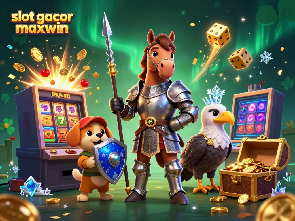 Engage in thrilling casino action with slot gacor maxwin, showcasing vibrant designs and exciting elements.
