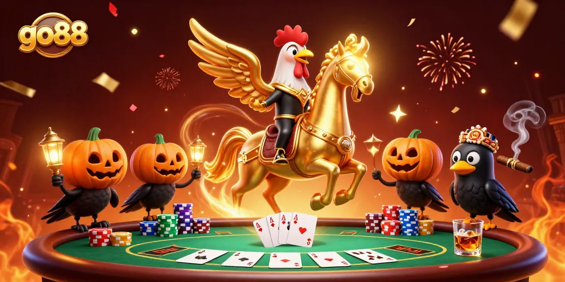 Experience the vibrant go88 midnight casino scene packed with poker action and festival lights