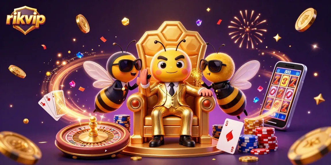 Experience thrilling gameplay at rikvip with lively casino elements and characters in action.